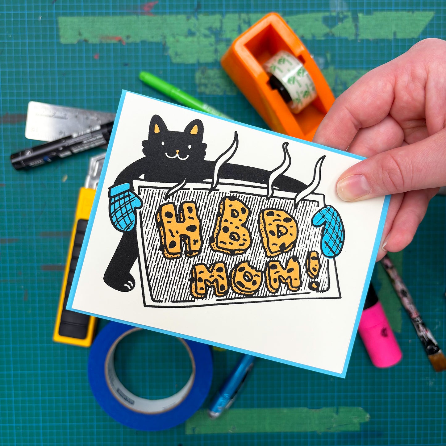 HBD Mom Birthday Greeting Card