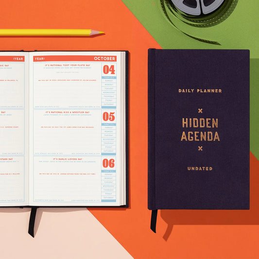 Hidden Agenda - Undated Daily Planner
