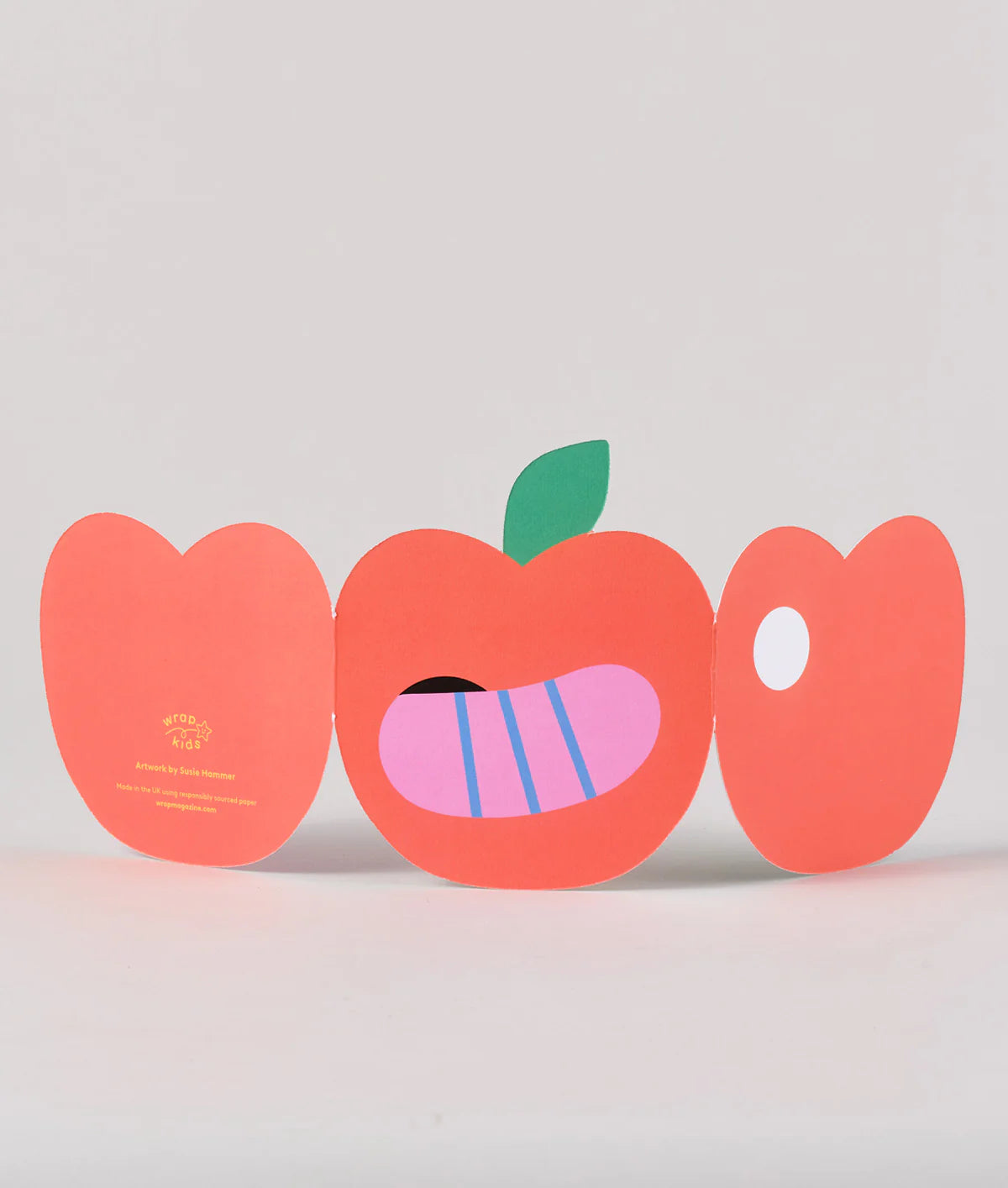 Apple Fold Out Greeting Card