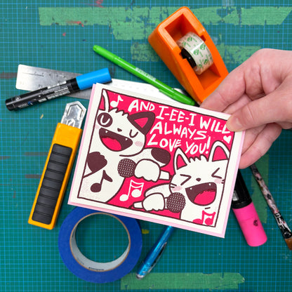 I-EE-I Will Always Love You Greeting Card
