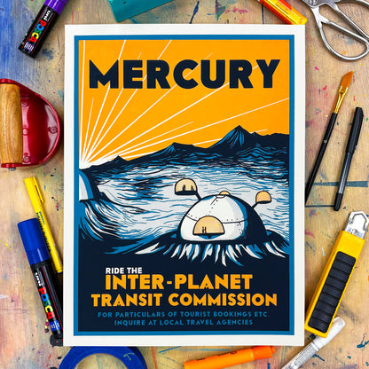 Mercury Screen Print