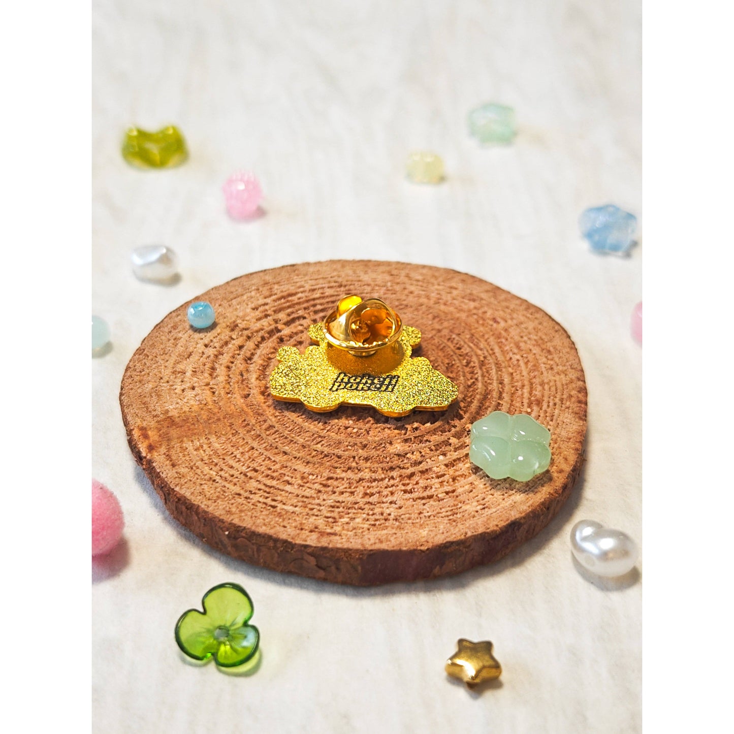 Mini Driving Race Car Enamel Pin