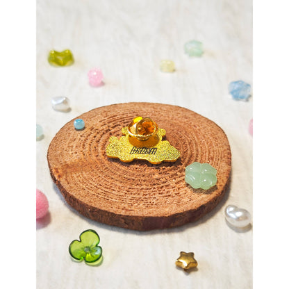 Mini Driving Race Car Enamel Pin