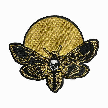 Embroidered Patch - "Moth & Moon"