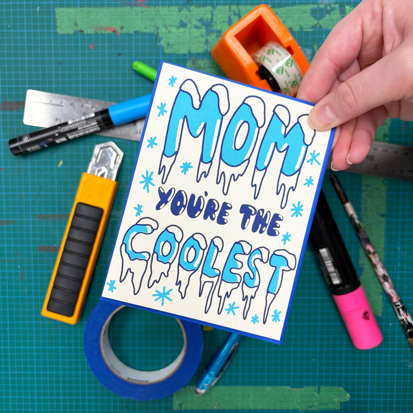 Mom You're The Coolest Greeting Card