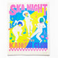 Ska Night at the Kaiosei Club NEON DREAMS Screen Printed Poster LTD ED.