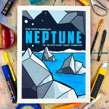 Neptune Screen Print