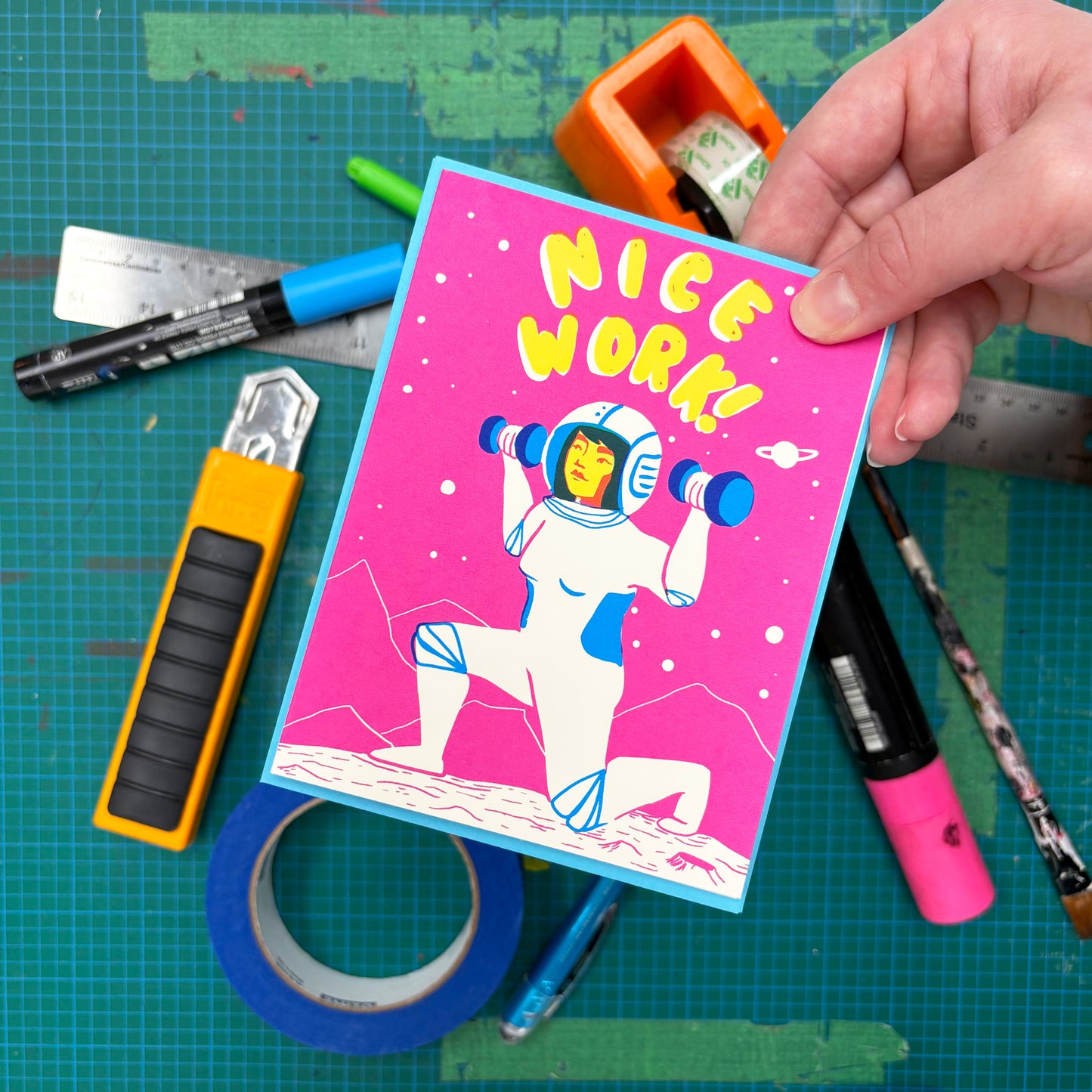 Nice Work! Greeting Card