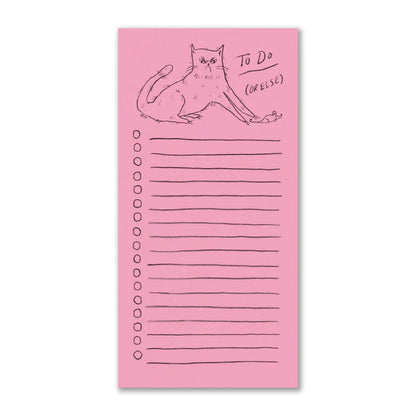 To Do (Or Else) Notepad