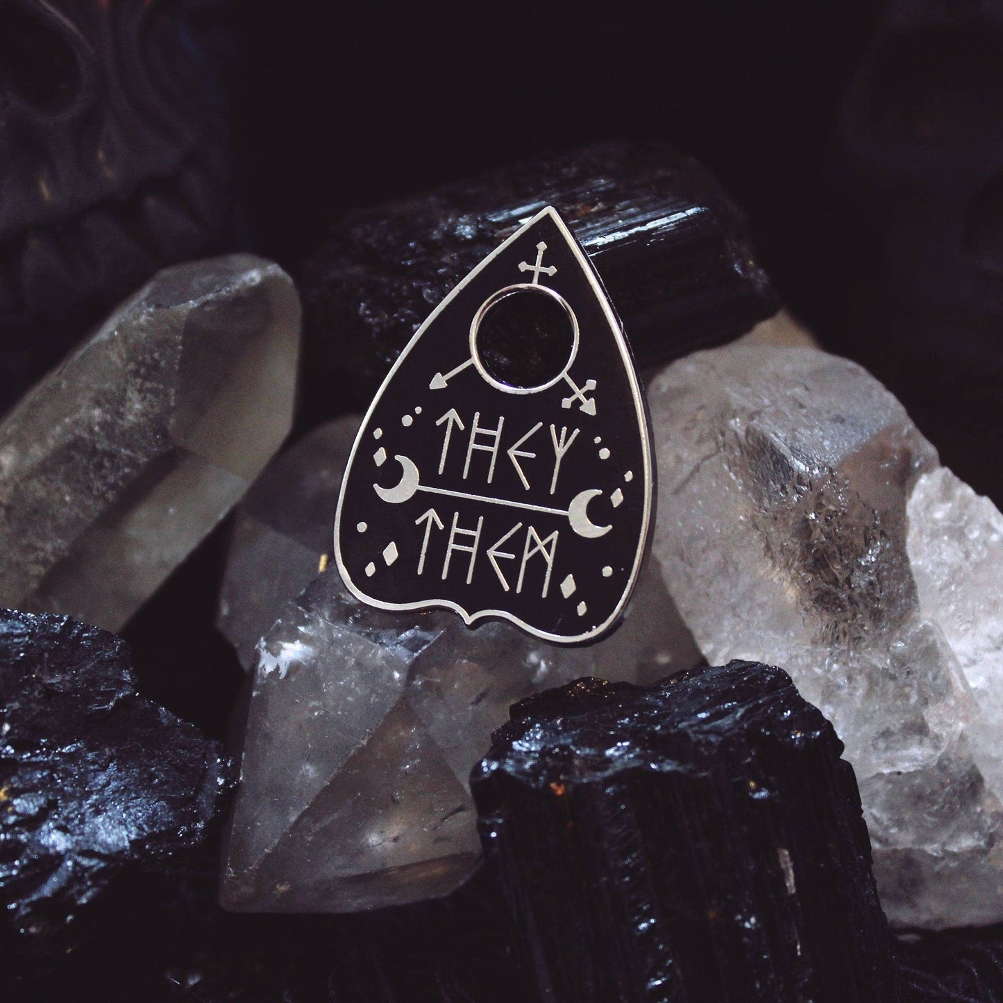 They/Them Original Pronoun Planchette Pin