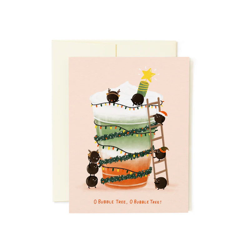O Bubble Tree Greeting Card