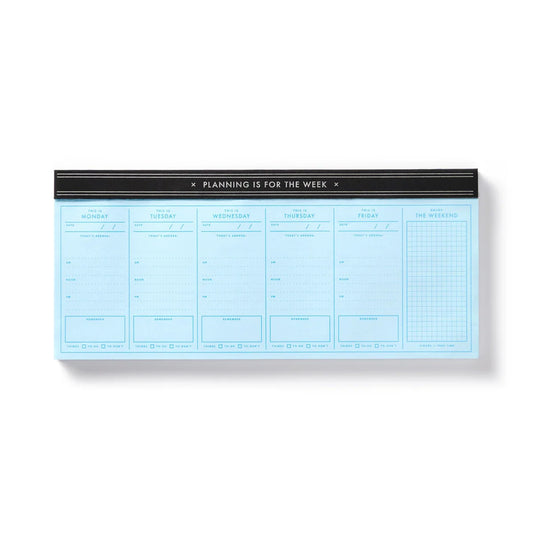 Planning is for the Week Notepad