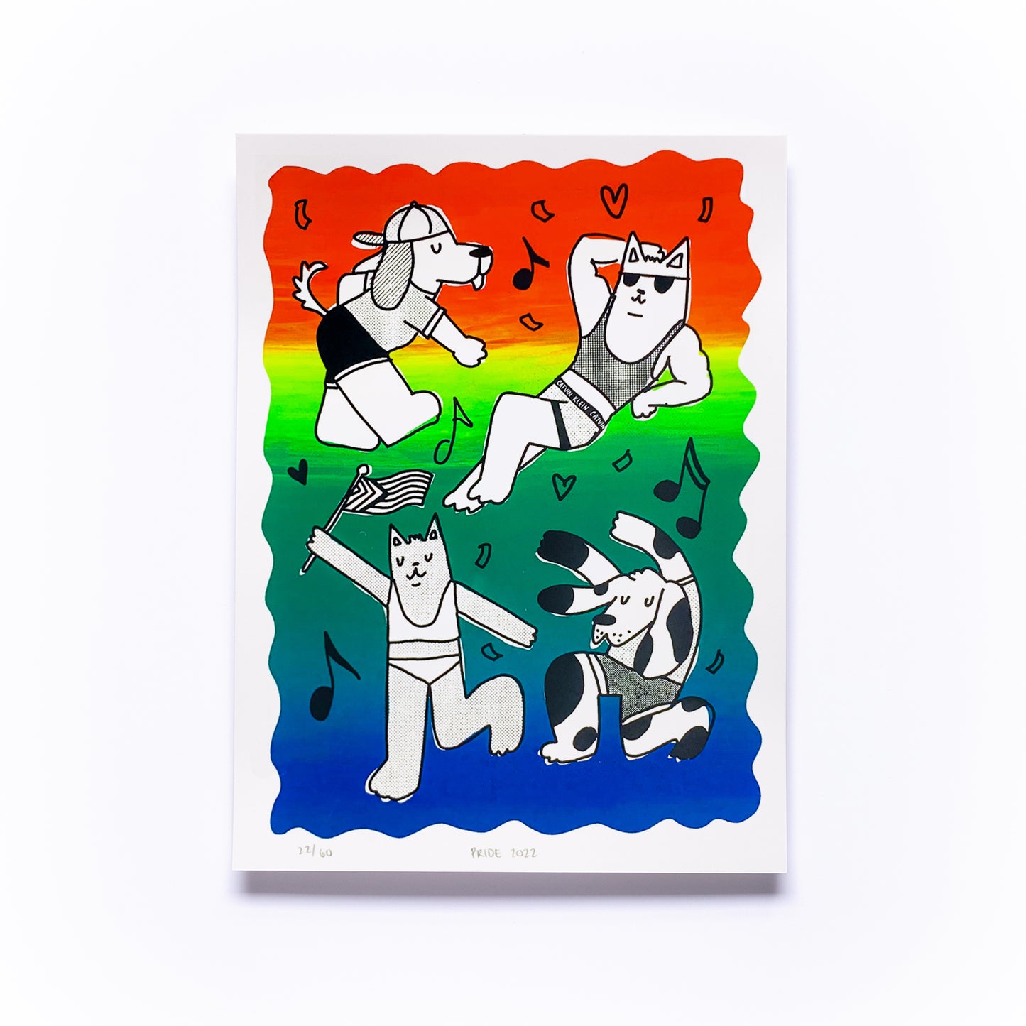 Rainbow Pals Screen Print (Pride 2022 Ltd Edition)