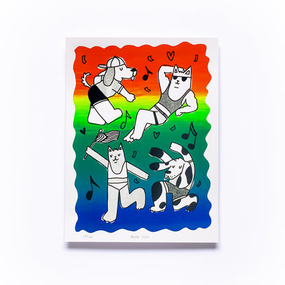 Rainbow Pals Screen Print (Pride 2022 Ltd Edition)