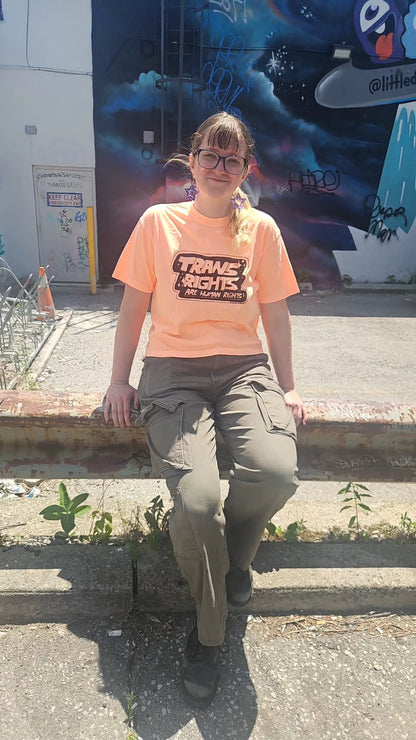 Trans Rights are Human Rights Cropped Tee