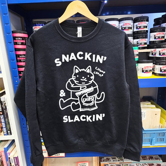 Dark Mode Snackin' Crew Neck Sweater