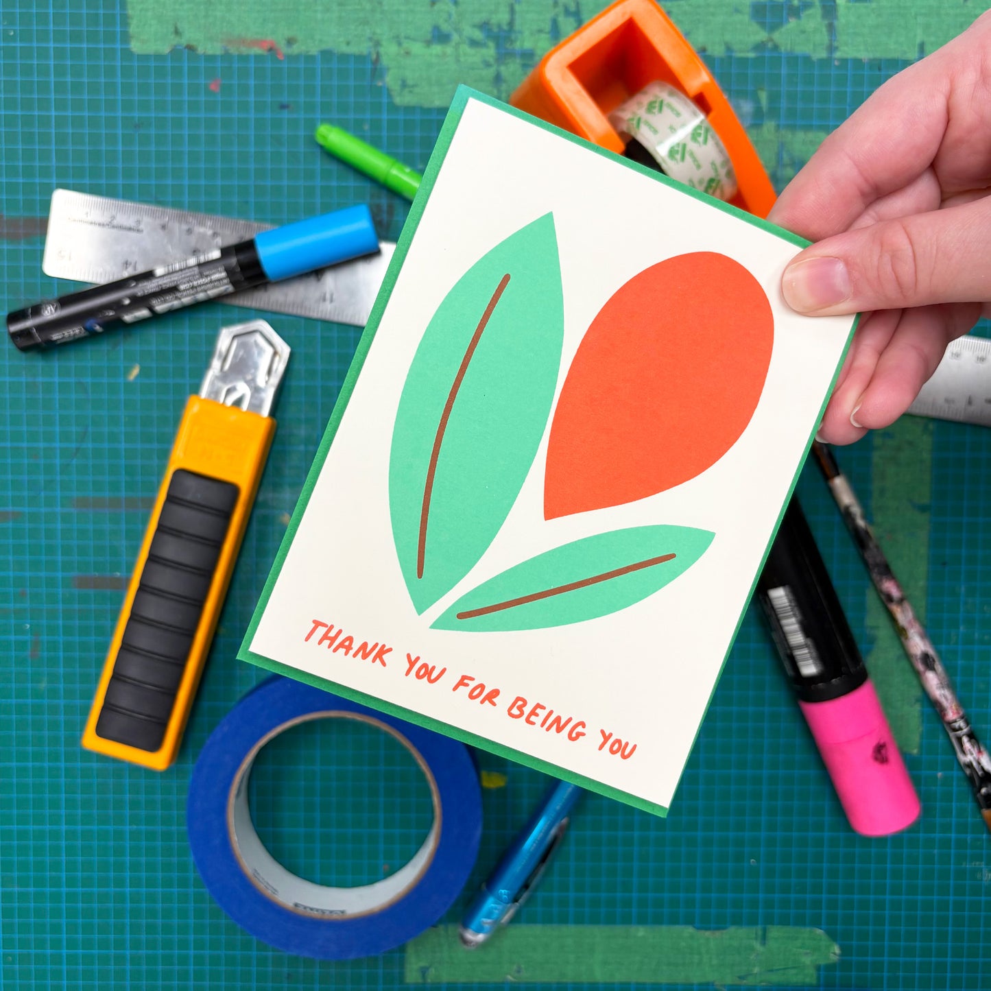 Thank You For Being You Greeting Card