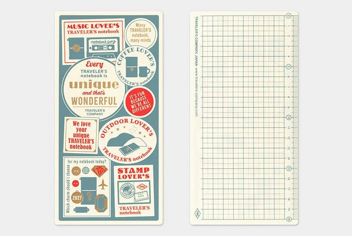TRAVELER'S notebook Plastic Sheet 2027 (Regular Size)