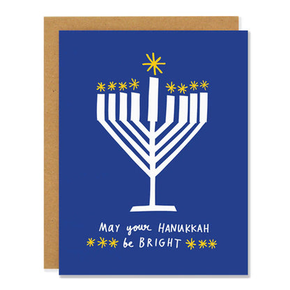 Menorah Greeting Card