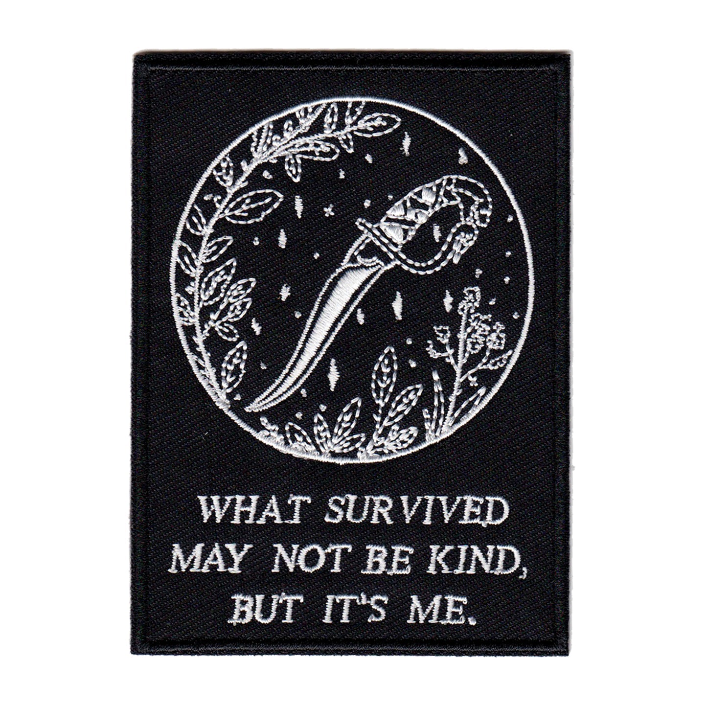 Embroidered Patch - "What Survived"