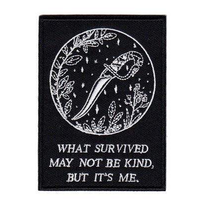Embroidered Patch - "What Survived"