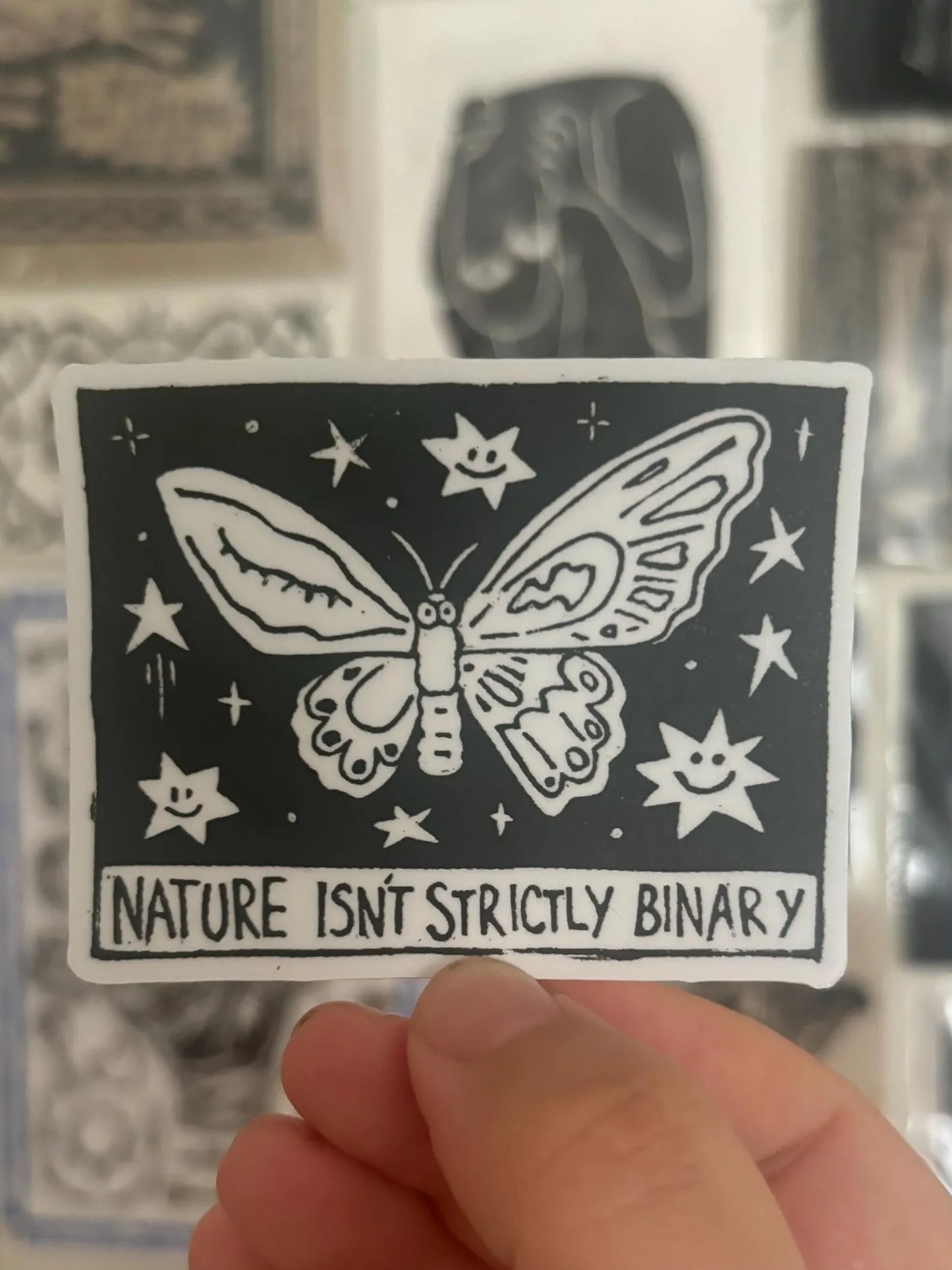 Nature Isn't Binary Sticker – Secret Planet