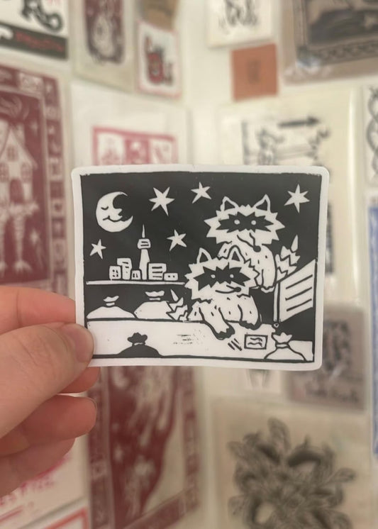 Toronto Raccoons Sticker