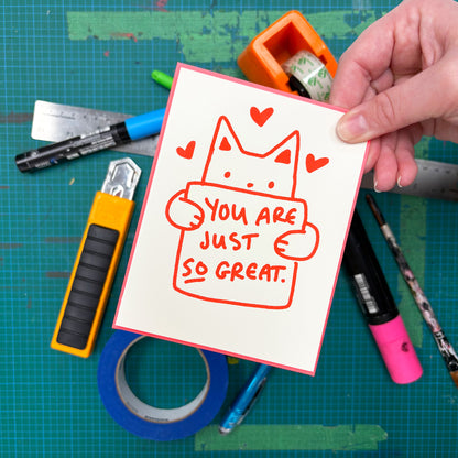 You Are Just So Great! Greeting Card
