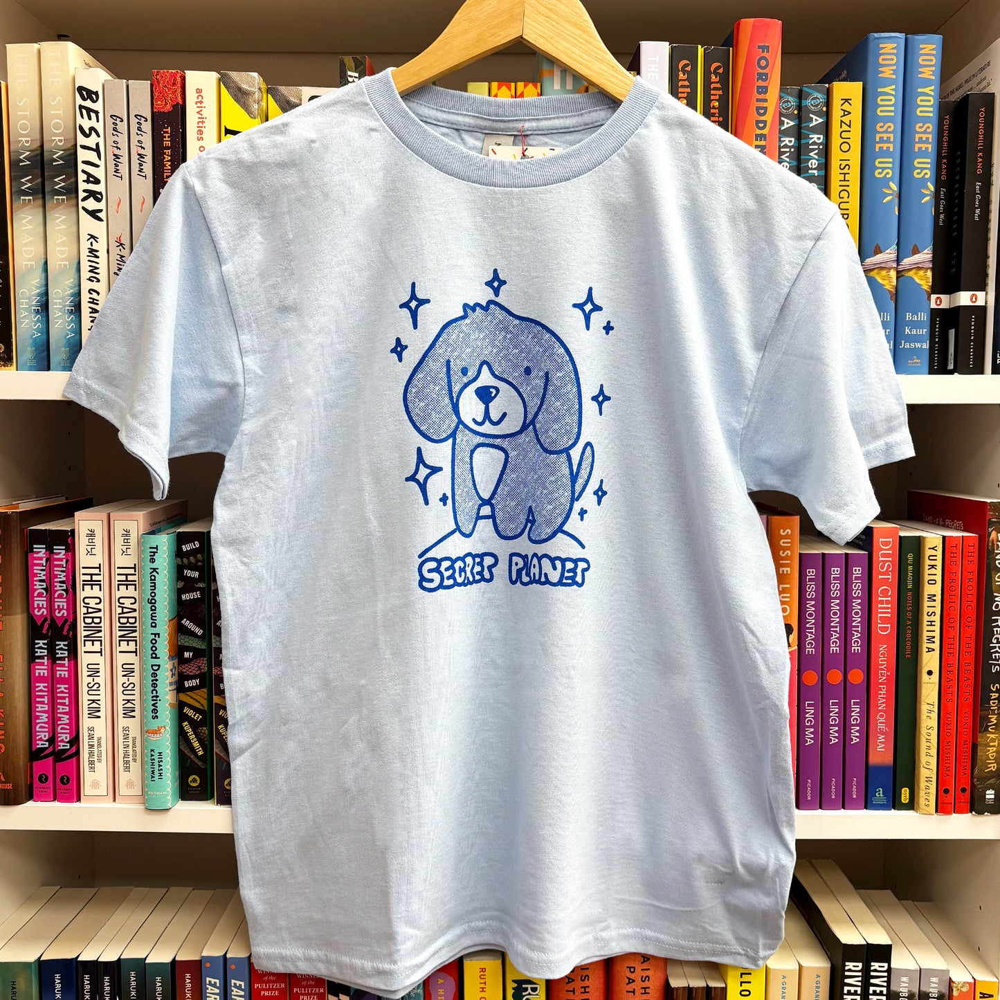 Youth Blue Pup Tee