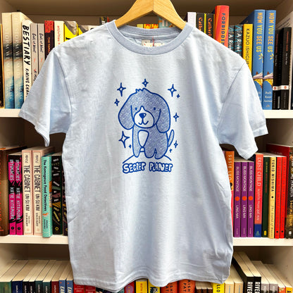 Youth Blue Pup Tee