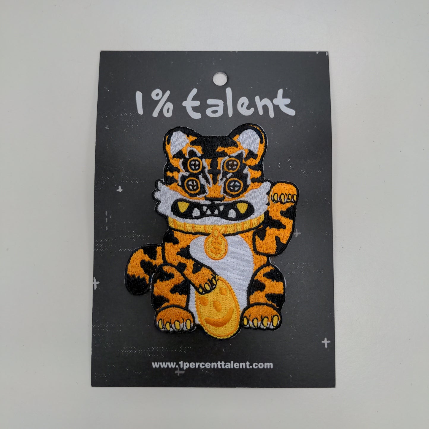 Lucky Tiger Iron-On Patch