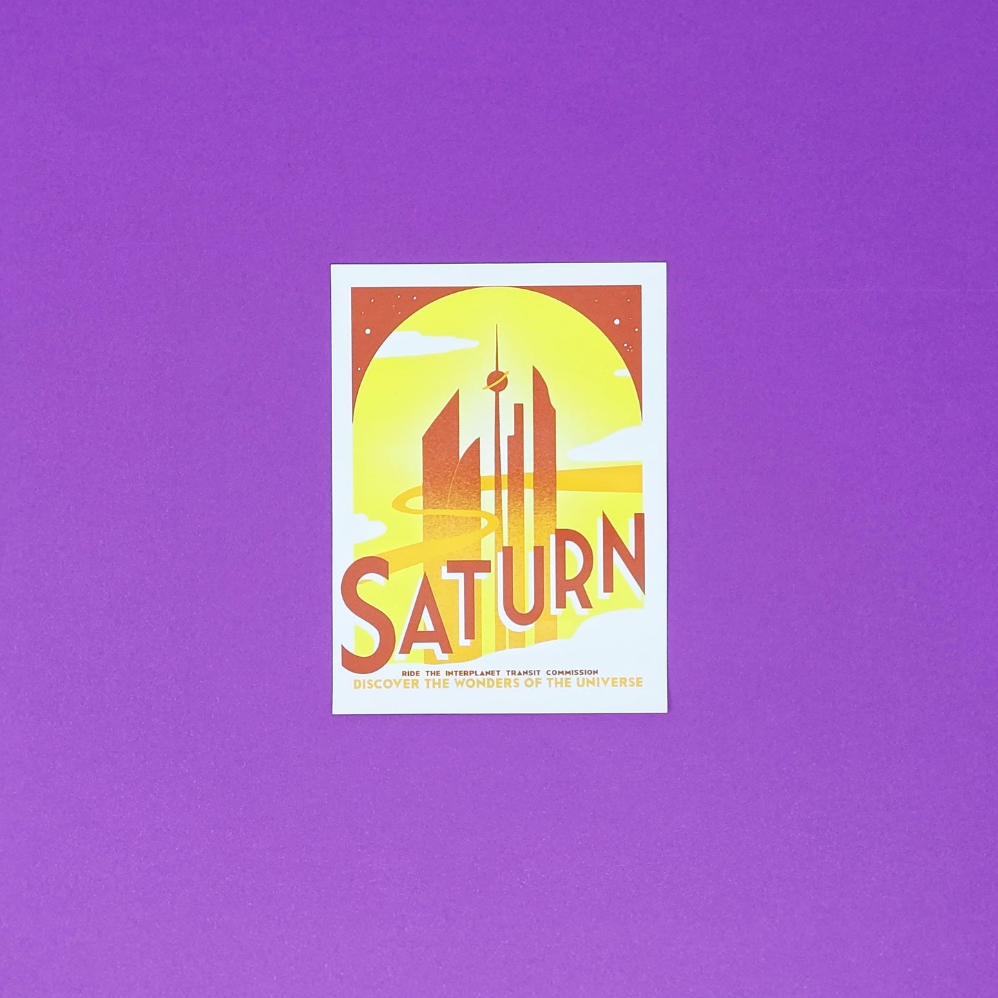 Saturn Poster Sticker