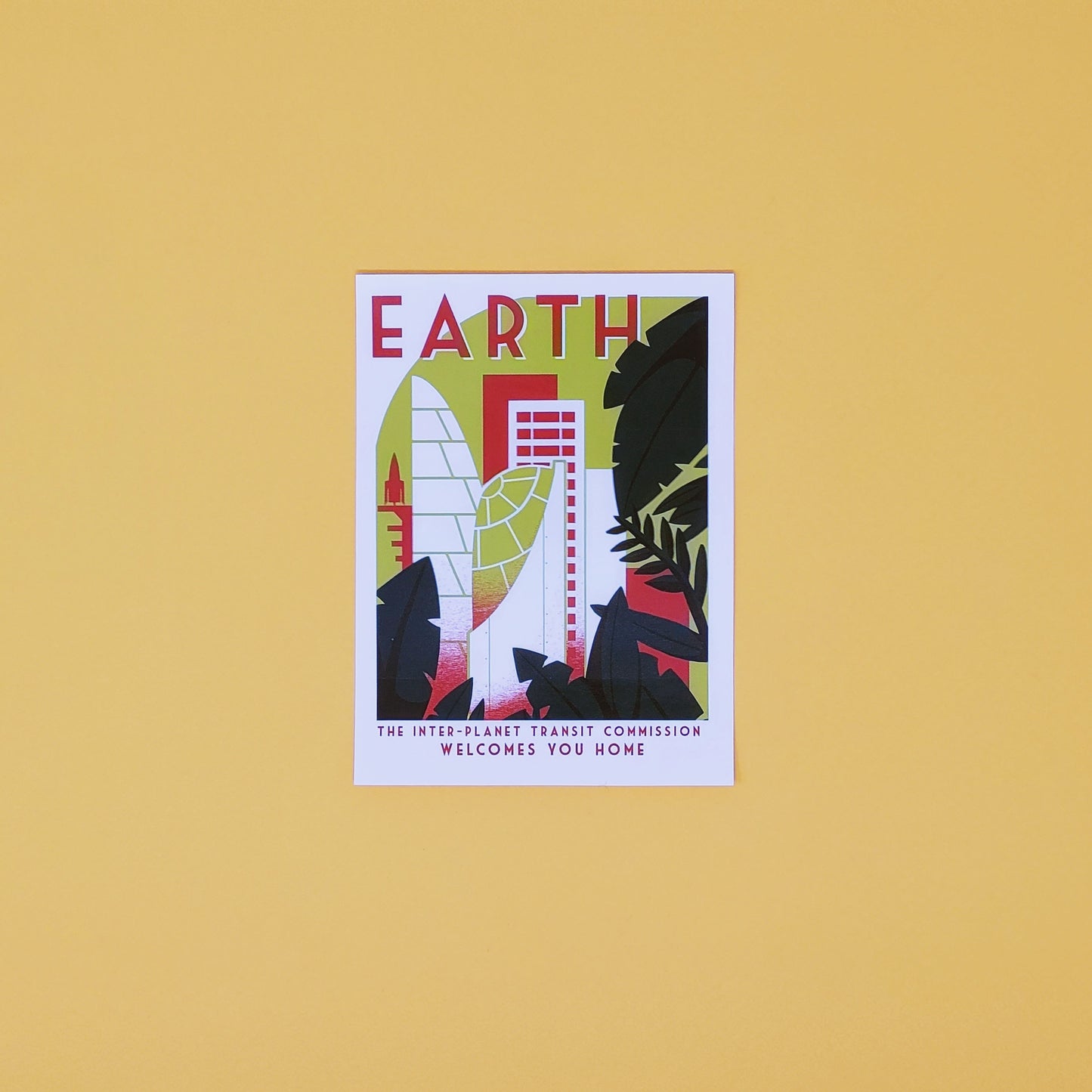 Earth Poster Sticker
