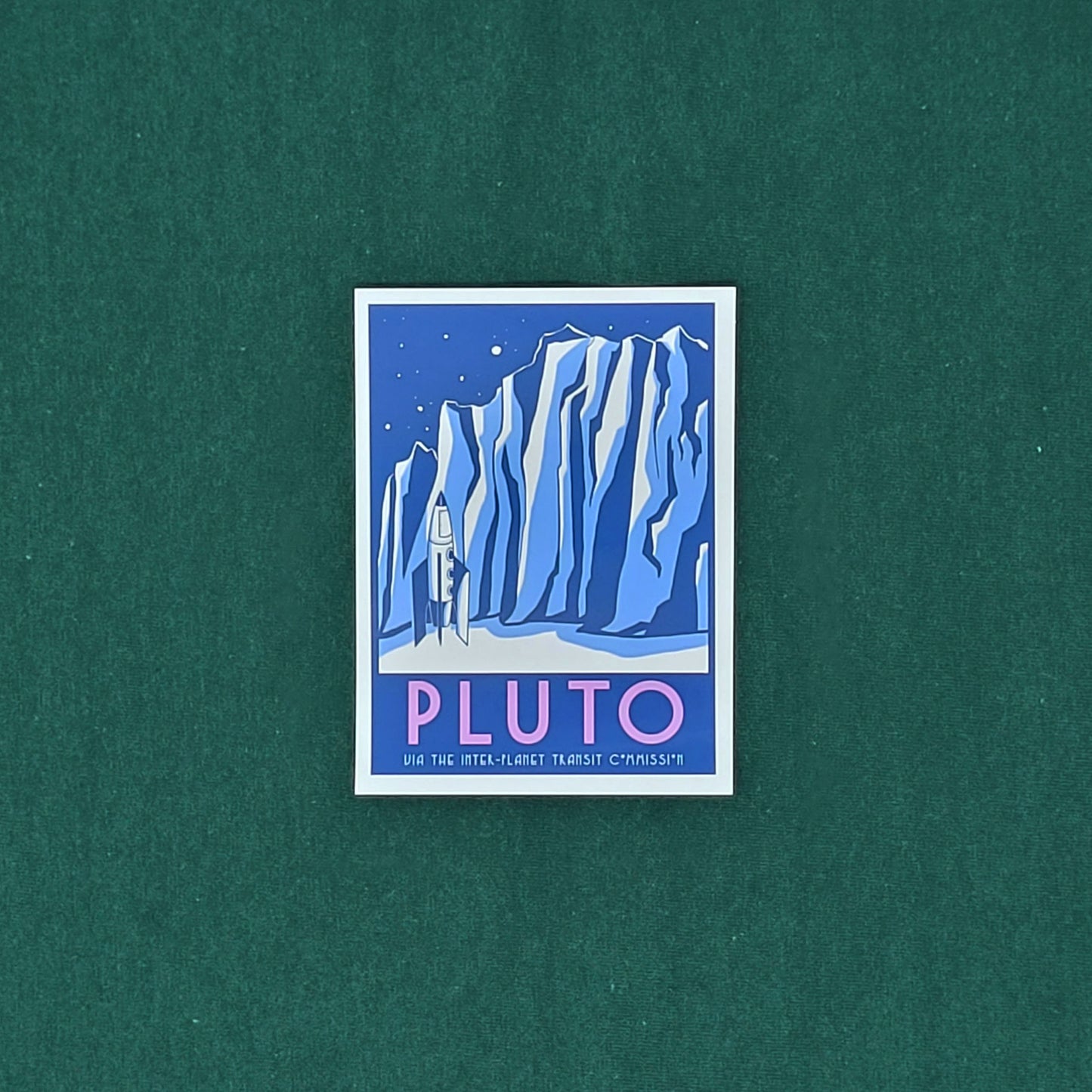 Pluto Poster Sticker