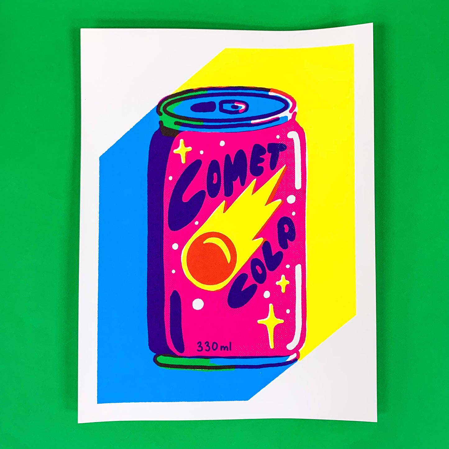 Comet Cola Screen Print
