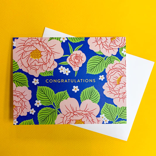 Congratulations Bloom Greeting Card