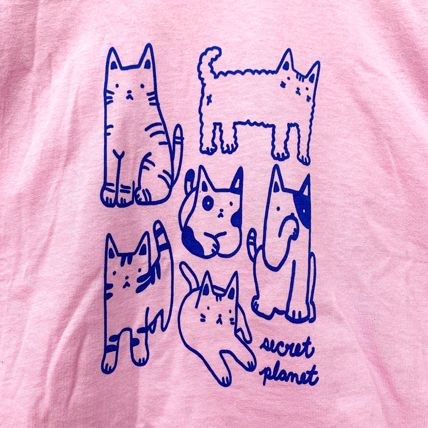 Youth Doodle Cat Tee