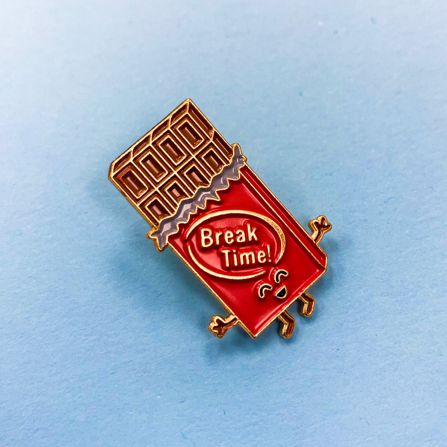 Break Time! Chocolate Bar Enamel Pin