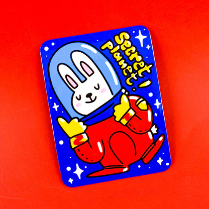 Space Bunny Magnet