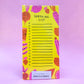 Fruits and Veggies Shopping List Notepad