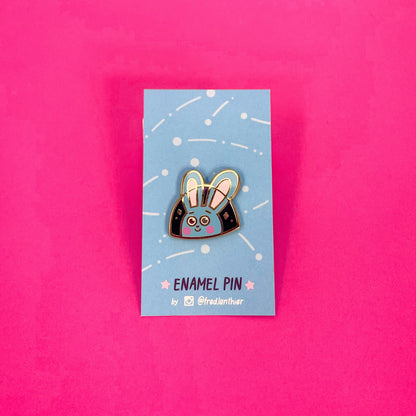 Space Bunny Enamel Pin