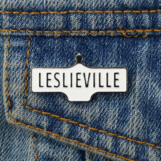 Leslieville Enamel Pin