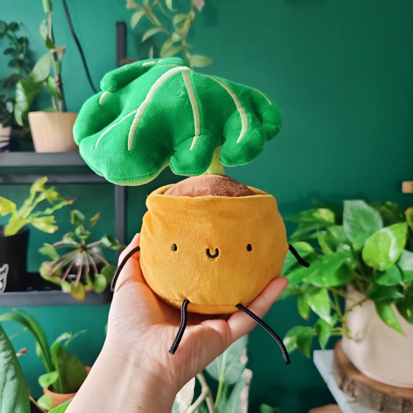 Mochie the Monstera Plush Toy