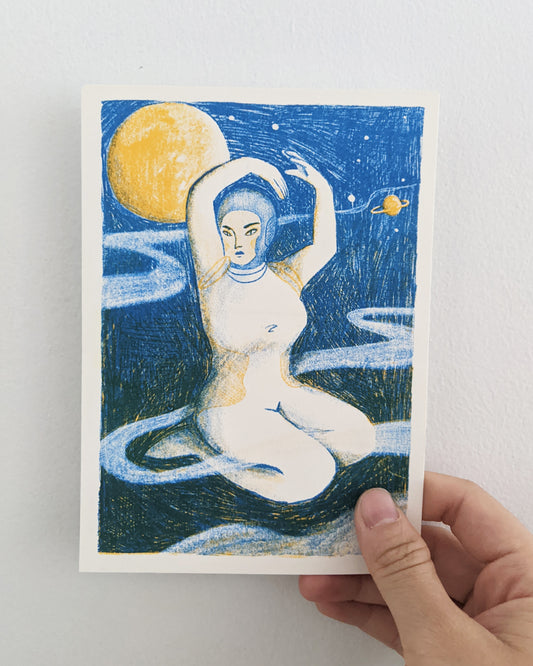 Astral Woman Postcard
