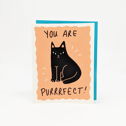 You're Purrrfect Greeting Card