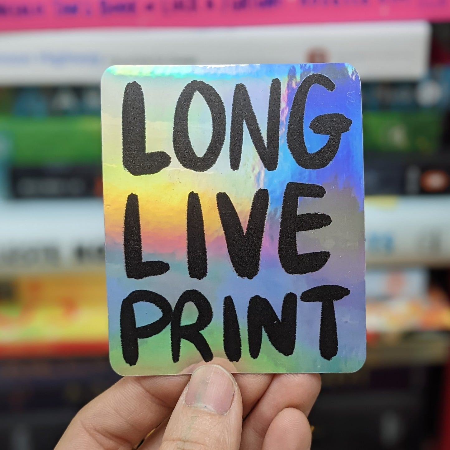 LONG LIVE PRINT Vinyl Sticker