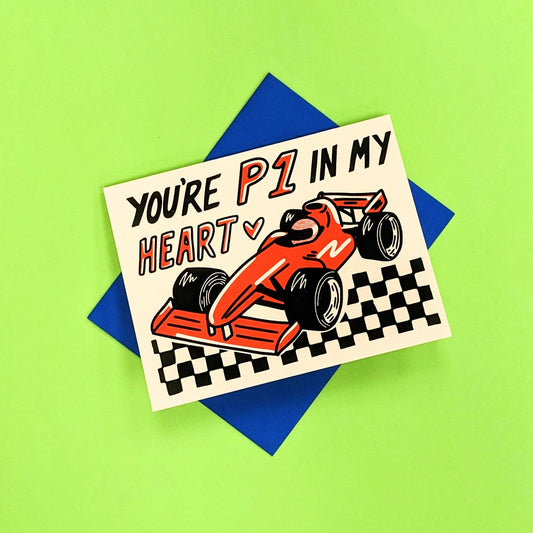 You're P1 In My Heart Greeting Card
