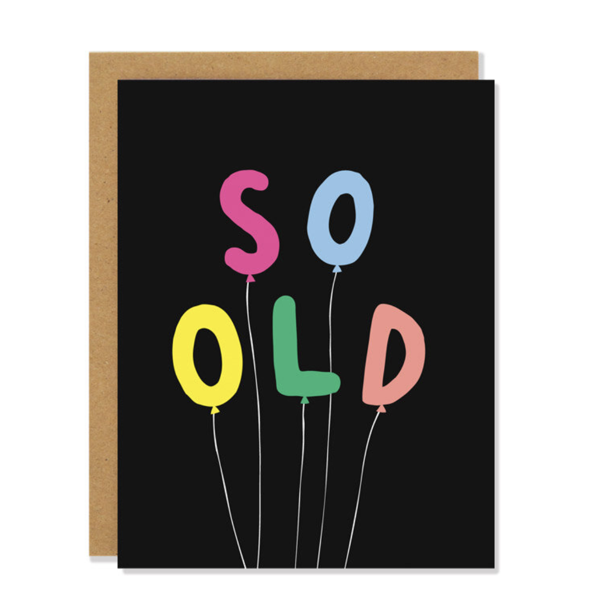 So Old Balloons Greeting Card
