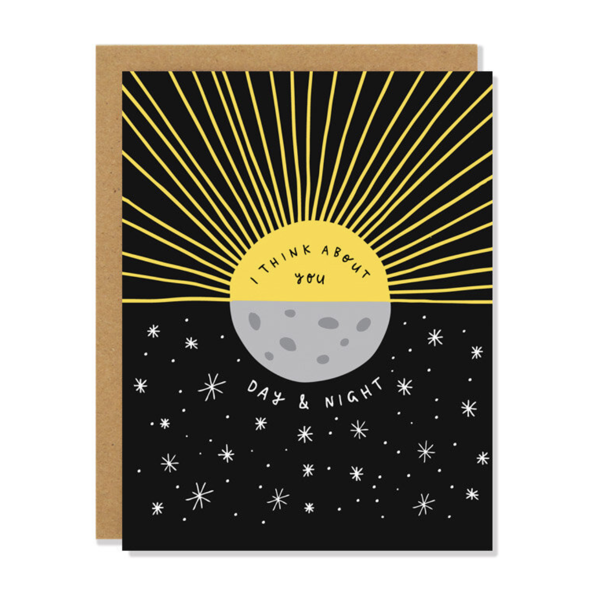 I Think About You Day and Night Greeting Card