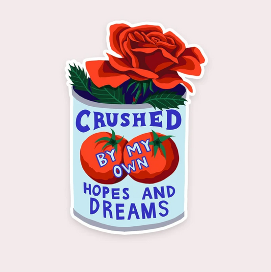 Crushed Vinyl Sticker